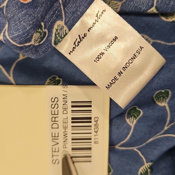 💕NATALIE MARTIN💕 Stevie Dress ~ Pinwheel Denim Small S NWT - Picture 16 of 16